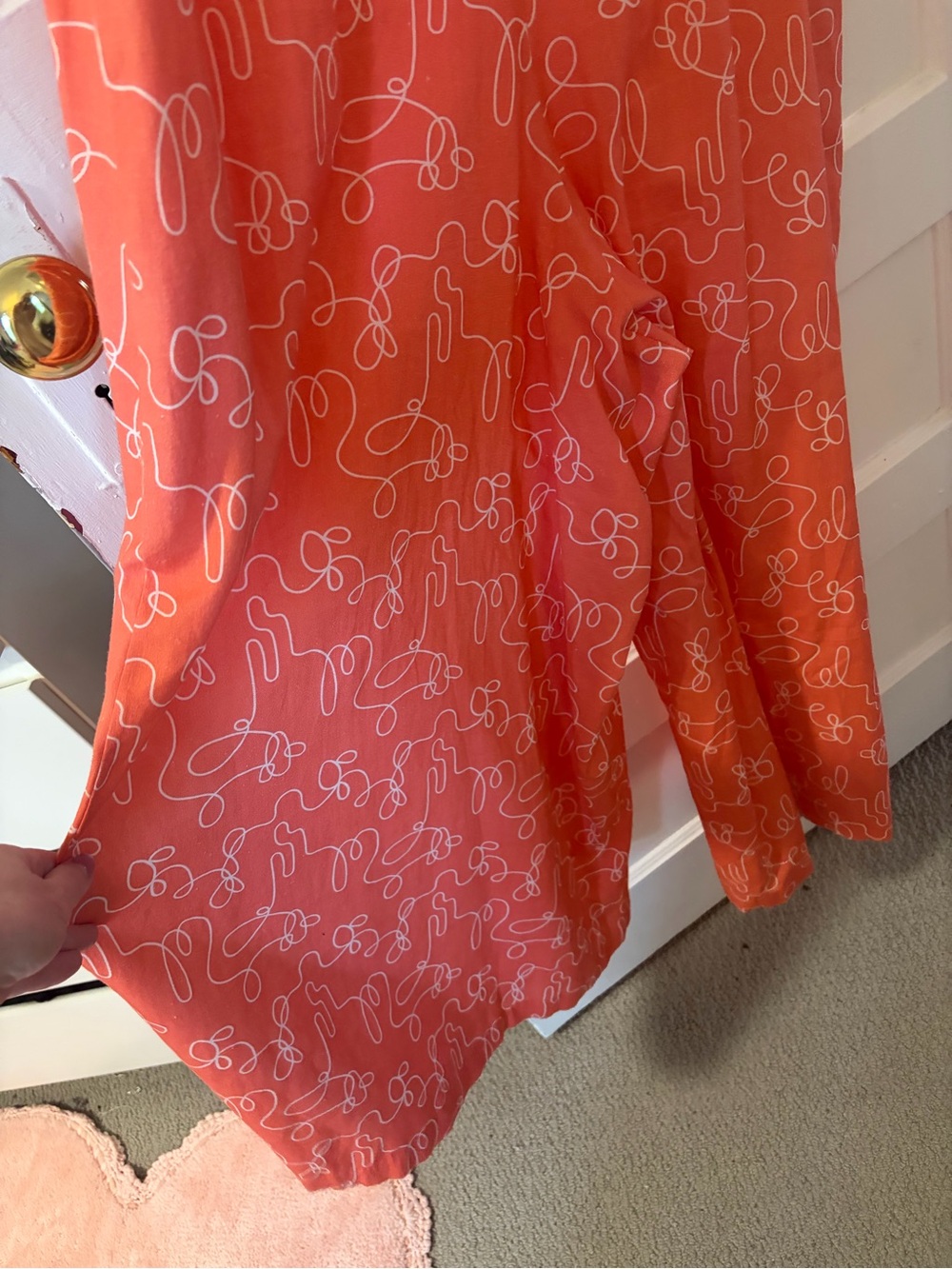 SPANNER Coral Sleeveless V-Neck Printed Jumpsuit with pockets - Picture 3 of 7